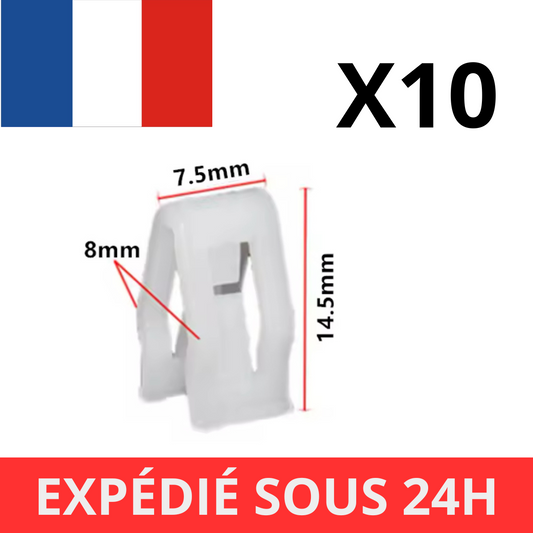 10 Clips de Fixation pour Tableau de Bord – Rivets en Plastique pour Ford Mondeo, Kuga, Escort, Ecosport, Changan CS35 EADO
